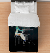 Garden of Dreams Comforter on a neatly made bed, showcasing its vibrant colors.